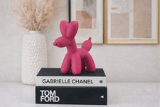 Pink Balloon Dog Art Large Statue for Modern Home office Fun Decor Art