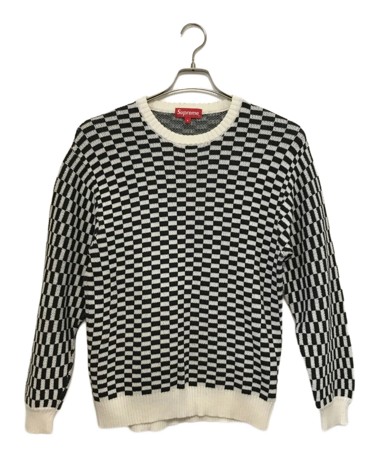 Pull damier logo dos Supreme 20ss taille S FdG15