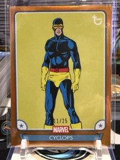 2025 MARVEL TOPPS BROOKLYN COLLECTION CYCLOPS BASE CARD #38 ORANGE /25 TZ