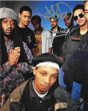 * HIEROGLYPHICS * signed 8x10 photo * DEL THE FUNKY HOMOSAPIEN & DOMINO * COA *