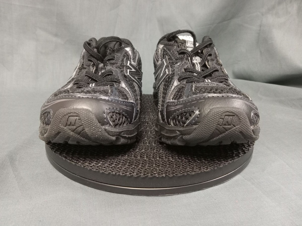 New Balance 740 Bungee Lace Sneakers PZ740BM Black Grey Kids Size