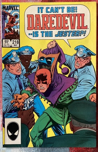 Daredevil #218 (1985) Foggy Nelson The Jester