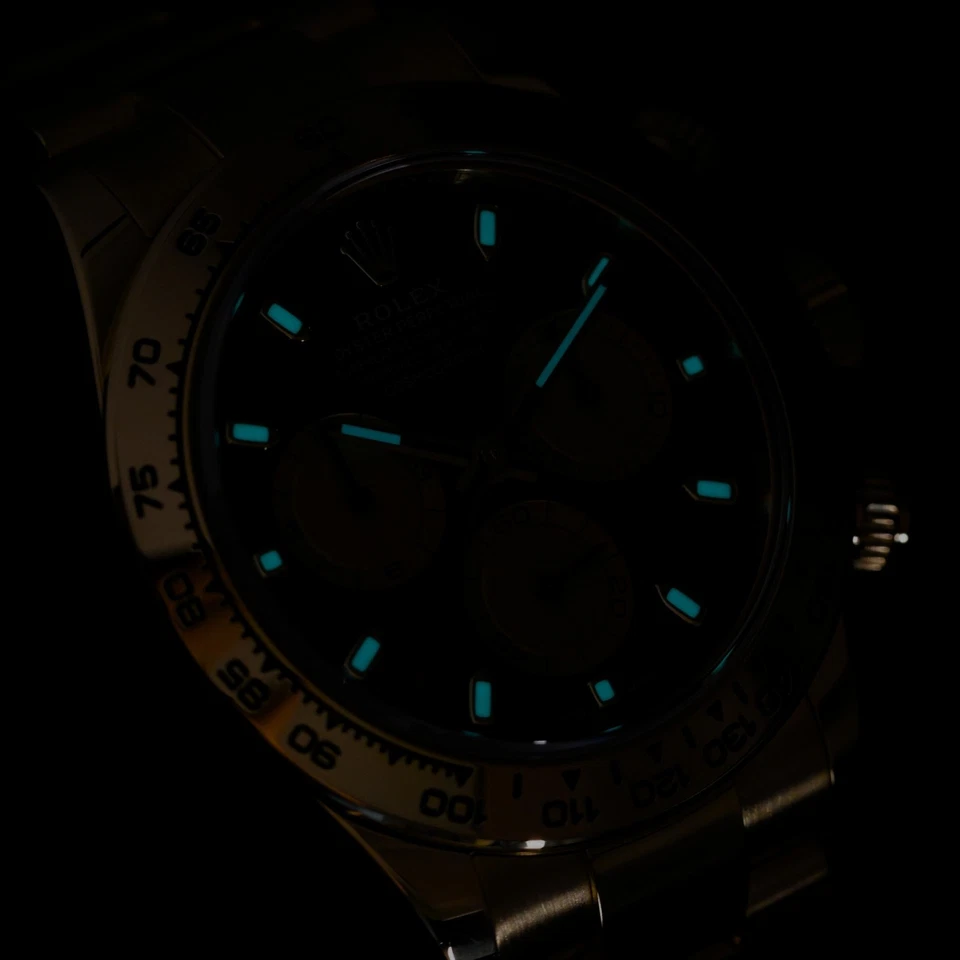 Rolex Cosmograph Daytona Paul Newman esfera negra oro amarillo como nuevo juego completo 116508 Foto 2 de 4