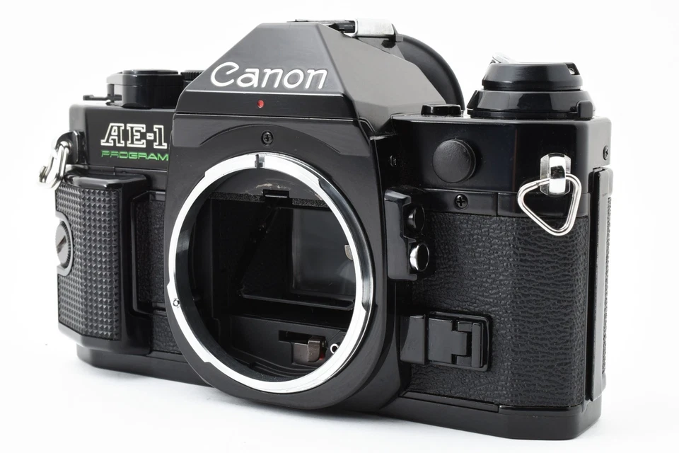 Canon AE-1 Program analoge 35-mm-Spiegelreflexkamera nur Gehäuse schwarz aus Japan - Bild 3 von 4