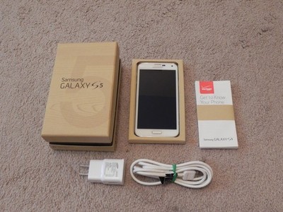 Samsung Galaxy S5 SM-G900V UD 16GB Smartphone White in Box
