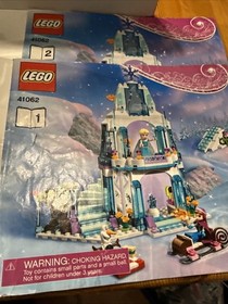 LEGO 41062 DISNEY PRINCESS  ELSA'S FROZEN ICE CASTLE 99% w/Instructions no box