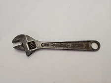 Diamond tool Calk Horseshoe Co. Logo 6" Adjustable Wrench DIAMALLOY  A26
