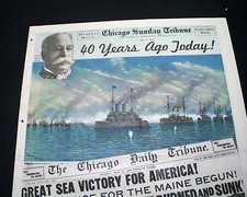 ADMIRAL GEORGE DEWEY Battle of Manila Bay 40th Anniversary 1938 Autobiography