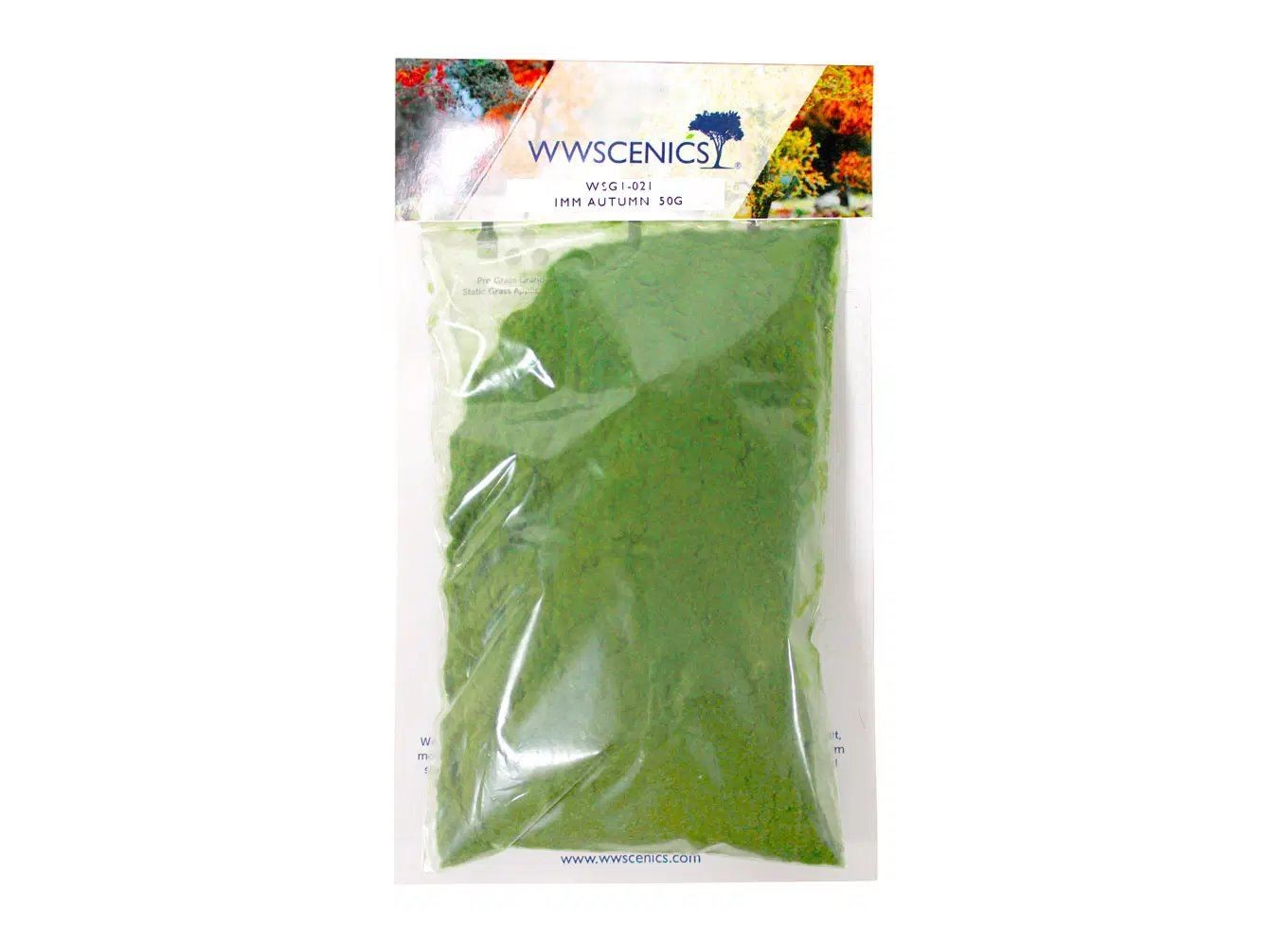 1mm Static Grass Autumn 50g WWScenics WSG1-021