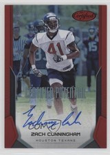 2017 Certified Potential Signatures Mirror Red 58/75 Zach Cunningham Auto z5b