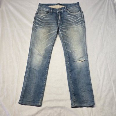 Jun Hashimoto  Stretch Jersey Denim Type 505 Jeans Men Size 32x28 Japanese Made