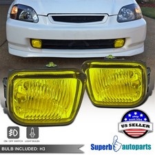 Fits 1996-1998 Honda Civic Fog Lights Kit Wswitch Replacement