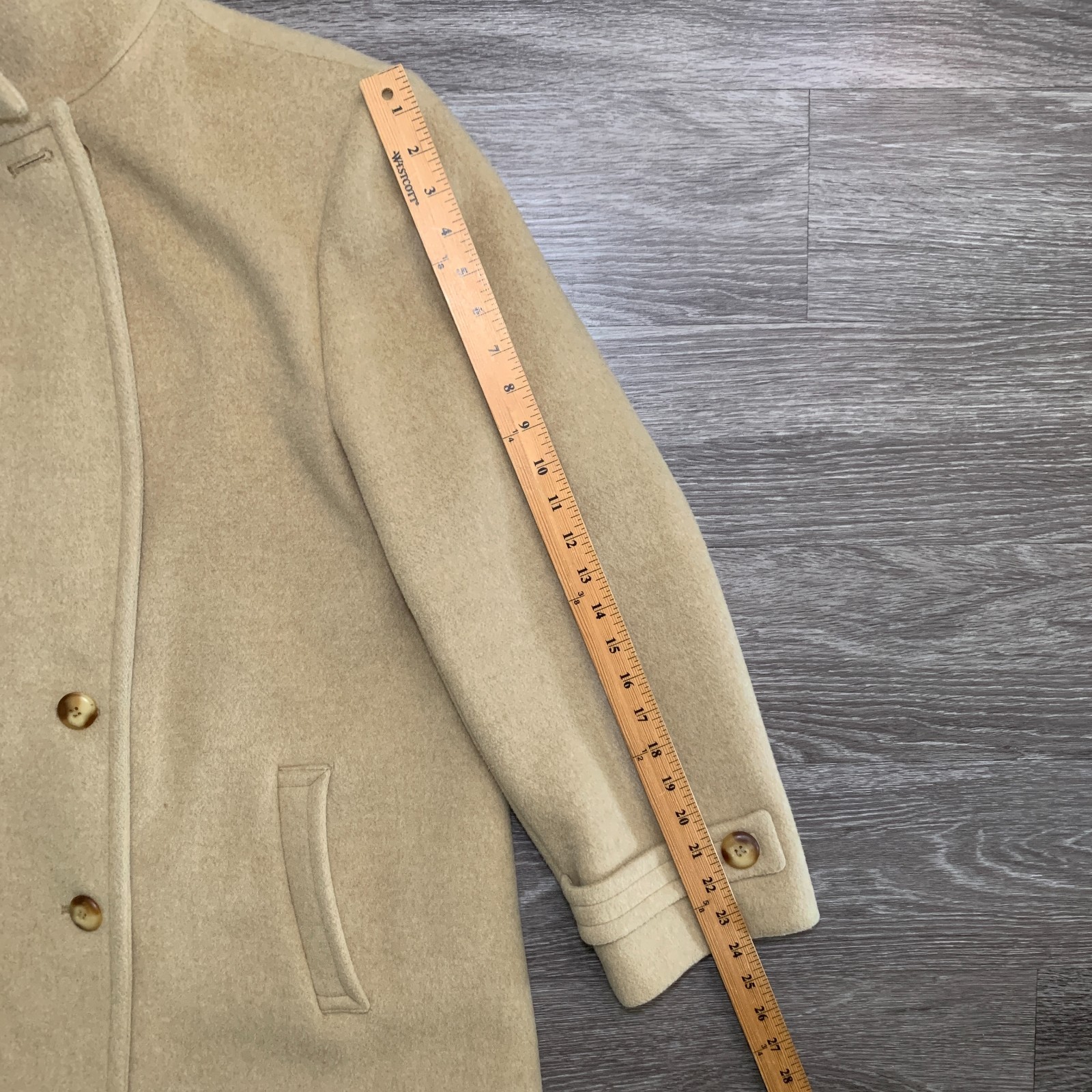 Vintage Womens Pendleton Double Breasted Brown Wo… - image 9