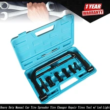 10 Piece Spring Clamp Tool Kit For Valve Spring Compressor with C Clamp New