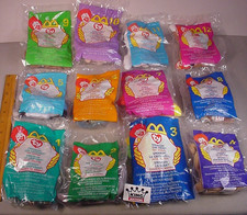 1999 McDonald's Beanie Babies MIP set of 12 toys retired originals new  sealed