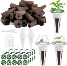 125 Piece Hydroponic Pods Kit: Grow Anything with 50 125 pc, Green+brown  0.15 per gallon