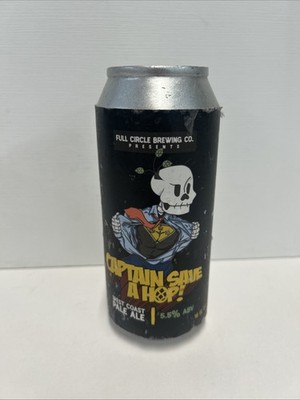 Full Circle Brewing Co. Captain Save A Hop! Ale Beer Can Tap Handle 6'' Cave Bar