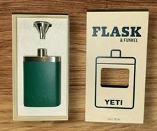 Yeti Flask Black Forest Green 7 Oz With Funnel - GS9501-1