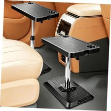 Car Desk for Laptop, Adjustable Car Laptop Desk Tablet, Multi-Function Black
