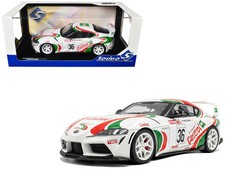 2024 Toyota GR Supra #36 White Green Red 1/18 Diecast Model Car - Solido