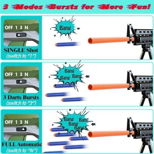 Realistic Automatic Sniper Rifle for Kids, Tactical Vest & 150 Soft Bullets