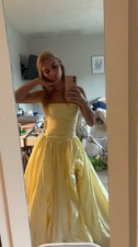 Yellow prom dress
