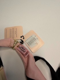 Agent Provocateur Mazzy Pink Black Bikini Top 2 Bottom 3 NWT