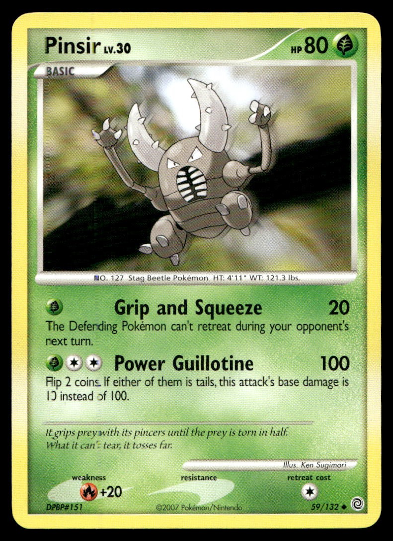 LP Pinsir [Secret Wonders 59/132] Uncommon Pokemon TCG