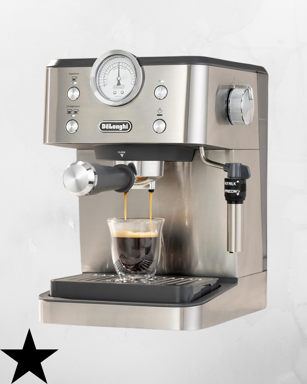 De&rsquo;Longhi EM450M Classic Espresso Machine with Milk Frother