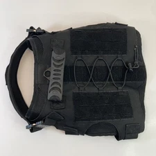 Tactical Dog Harness Full Metal Buckles And Leash Clip No Pull Dog Vest Size L