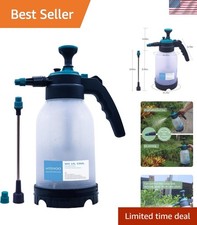Versatile 0.5 Gallon Garden Sprayer with Extended Wand  Adjustable Spray Nozzle