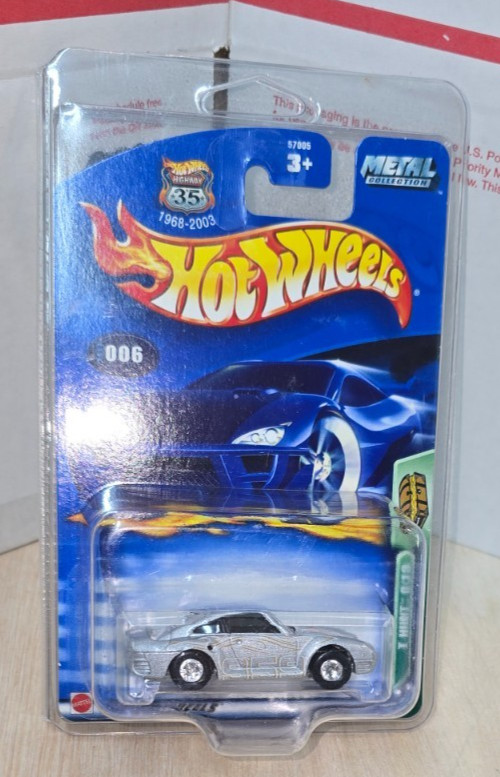 2-26 HOT WHEELS 2003 #6 Treasure Hunt Porsche 959 T-Hunt RR