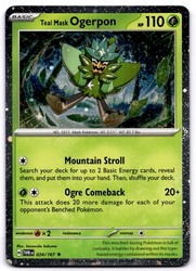 Teal Mask Ogerpon 024/167 Trick or Trade BOOster Cosmos Holo Promo