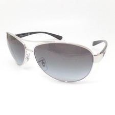Ray Ban 3386 003/8G Silver Black Grey Fade 63mm Sunglasses AUTHENTIC