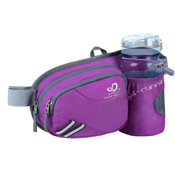 Guerteltasche Bauchtasche Mit Flaschenhalter Atmungsaktiv Sport Laufen Radfahren-image