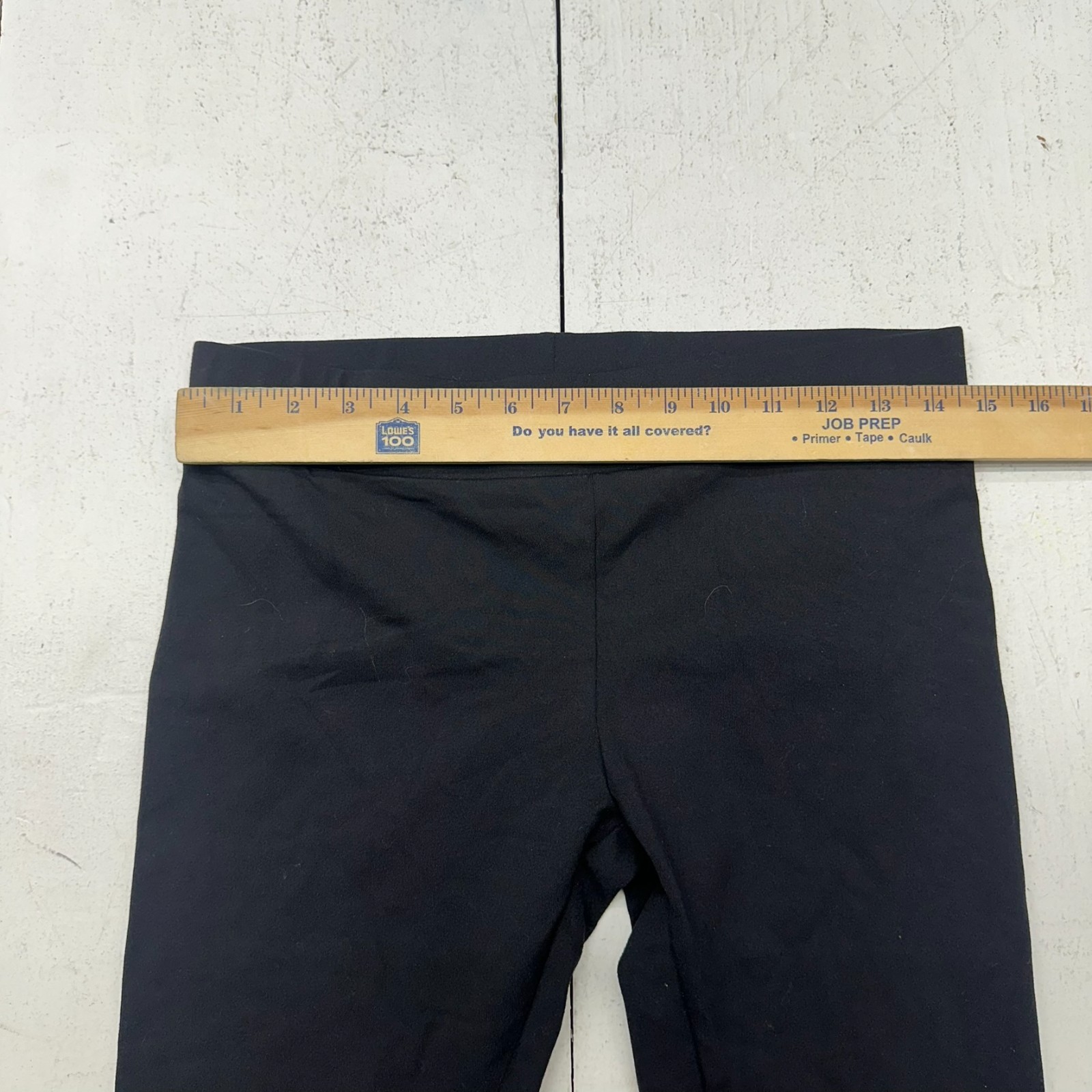 Matty M Solid Black Basic Elastic Waist Everyday … - image 3