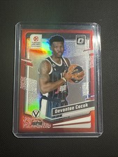 2023-24 Panini Donruss EuroLeague - Devontae Cacok #81 Optic Red Prizm /99 (RC)