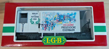 G Gauge LGB Model Railway Wagon 4028B Sliding Doors 150 Years Prussian Railways