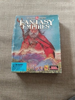 Fantasy Empires PC-Spiel 1993, D&D, SSI, Big Box, Diskette