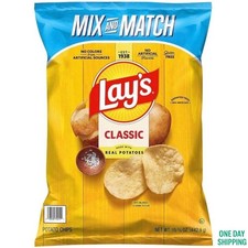 Lay's Classic Potato Chips, Party Size, 15.625 oz. Bag