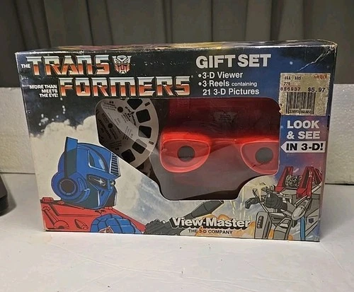 1984 Vintage Transformers View-Master Gift Set New Never Opened