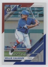 2019 Donruss Optic Red White & Blue 150th Anniversary Prizm Willie Calhoun wq8