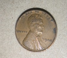 1942 P Lincoln Wheat Penny 1 Cent