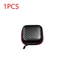 Earphone Storage Case Portable Travel Zipper Bag for Data Cable and Headset