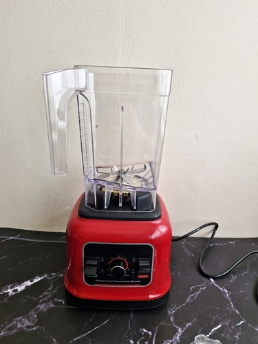 Commercial Blender BL-888 2200W 80 oz Variable Speed Pulse, Red