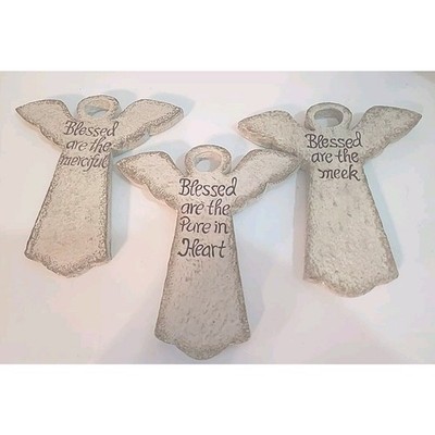 Set Angel Wall Hanging Blessed are the Pure in Heart , Meek, Merciful Giftable