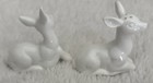 Vintage 1950's Fawn-Deer Salt & Pepper Shakers White Bone China — photo 6