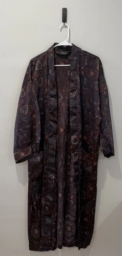 Robe unisexe vintage Christian Dior Monsieur taille unique polyester cachemire (PAS DE CEINTURE)