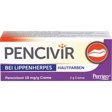 PENCIVIR bei Lippenherpes Creme hautfarben 1%...