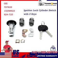 Ignition Lock Cylinder Switch W/2 Keys for 2001-2007 Chevy Silverado GMC Sierra